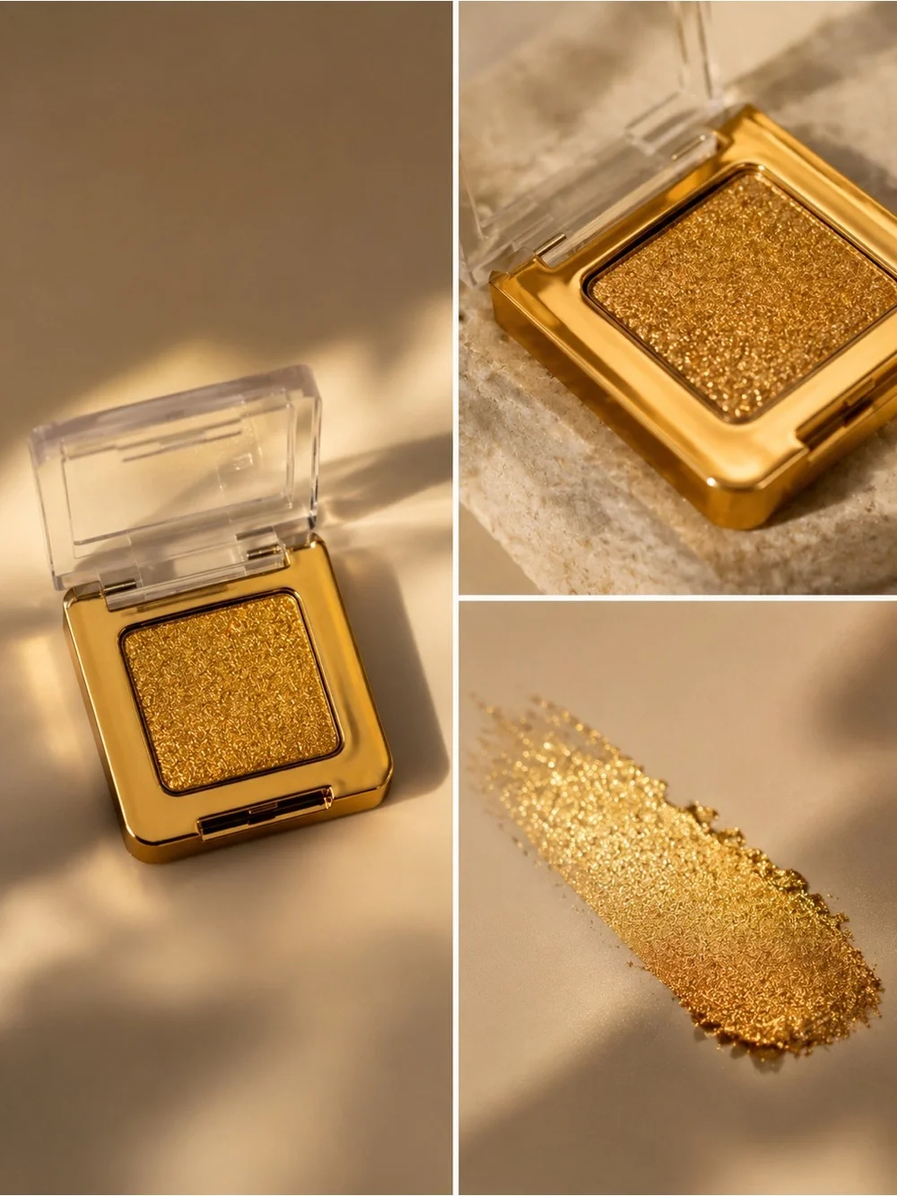 Natasha Denona Metallic Gold Shimmer Eyeshadow New